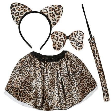 Luipaard Accessoireset Bruin Beige van Fiestas Guirca koop je bij Partywinkel