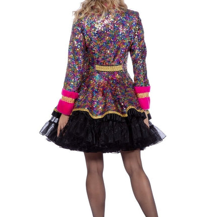 Gekleurde Jas Dames Luxe van Wilbers & Wilbers koop je bij Partywinkel