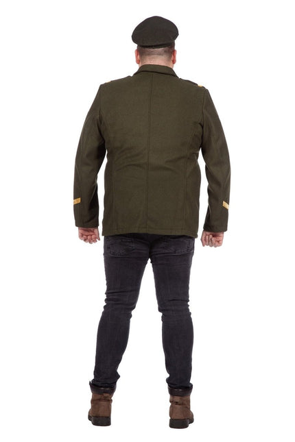 Leger Jas Heren Officier Luxe van Wilbers & Wilbers koop je bij Partywinkel