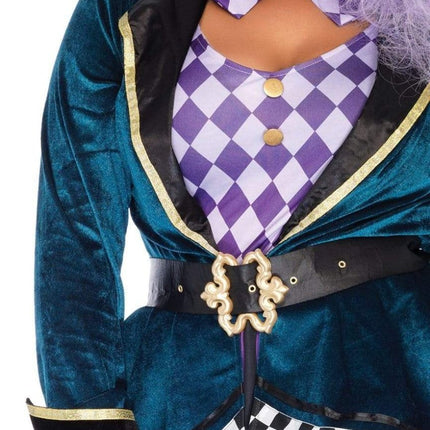 Mad Hatter Kostuum Paars Groen Dames Leg Avenue van Leg Avenue koop je bij Partywinkel