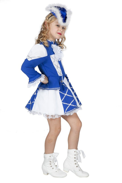 Majorette Kostuum Blauw Meisje van Wilbers & Wilbers koop je bij Partywinkel