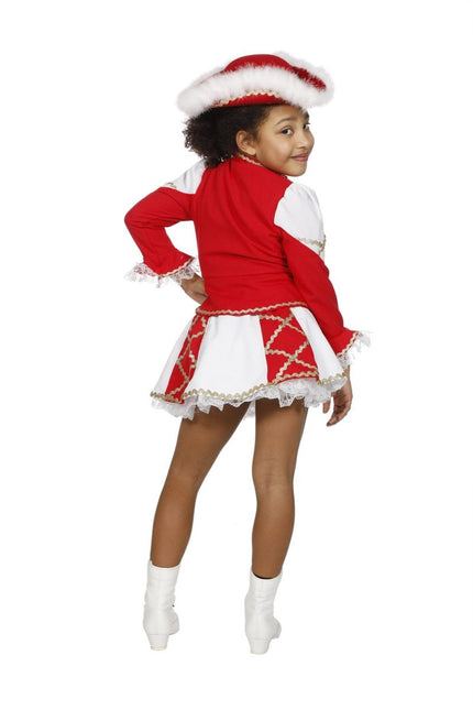 Majorette Kostuum Rood Meisje van Wilbers & Wilbers koop je bij Partywinkel