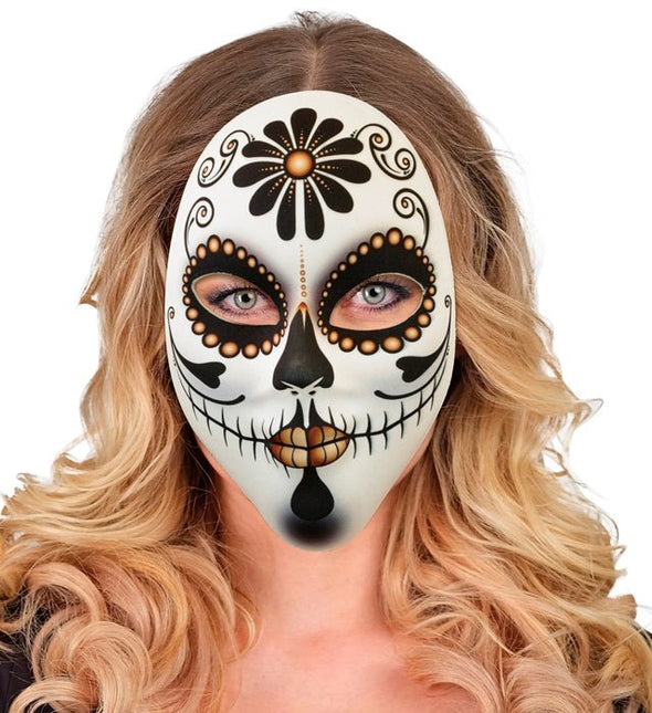 Masker Dia De Los Muertos Vrouw van Widmann koop je bij Partywinkel