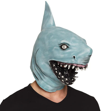 Masker Haai Latex van Boland koop je bij Partywinkel