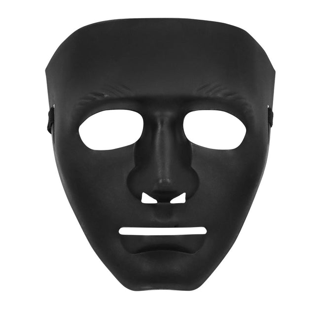 Masker mime Theater zwart van Boland koop je bij Partywinkel