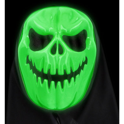Masker Pompoen - Glow in the dark - Halloween BoOo! van Folat koop je bij Partywinkel