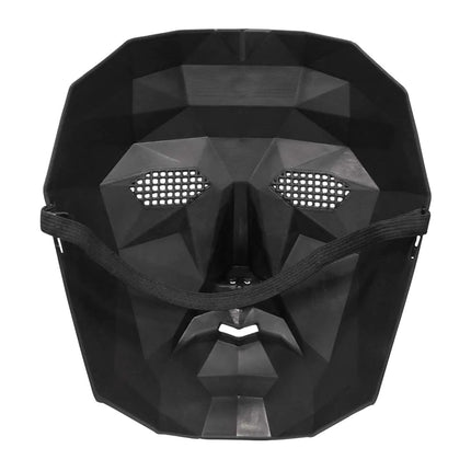 Masker Zwart Leider Squid Game van Boland koop je bij Partywinkel