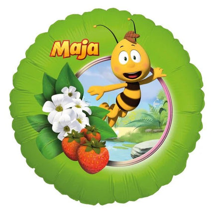 Maya De Bij Helium Ballon Groen Leeg 45cm van VDV Benefit koop je bij Partywinkel