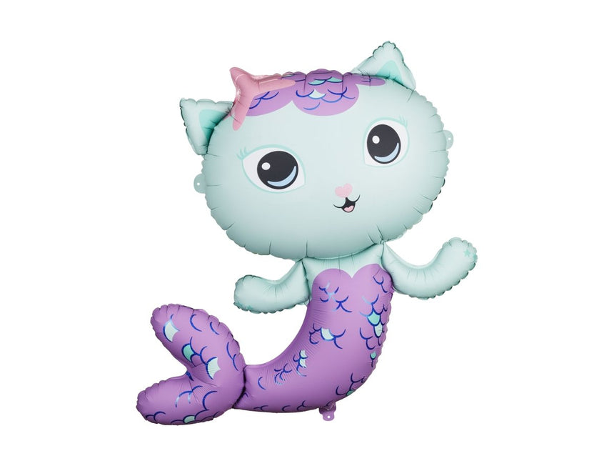 MerCat folie ballon, 80x82 cm van Partydeco koop je bij Partywinkel