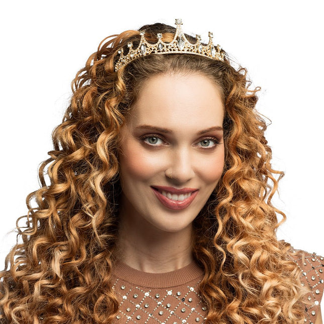 Metalen tiara Royal Julia van Boland koop je bij Partywinkel