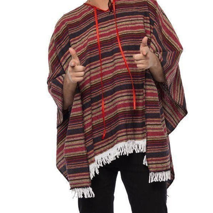 Mexicaanse Poncho Geweven van Partychimp koop je bij Partywinkel