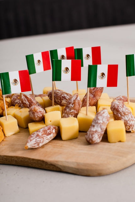 Mexico Cocktailprikkers Mexico 6cm 50st van WeFiesta koop je bij Partywinkel