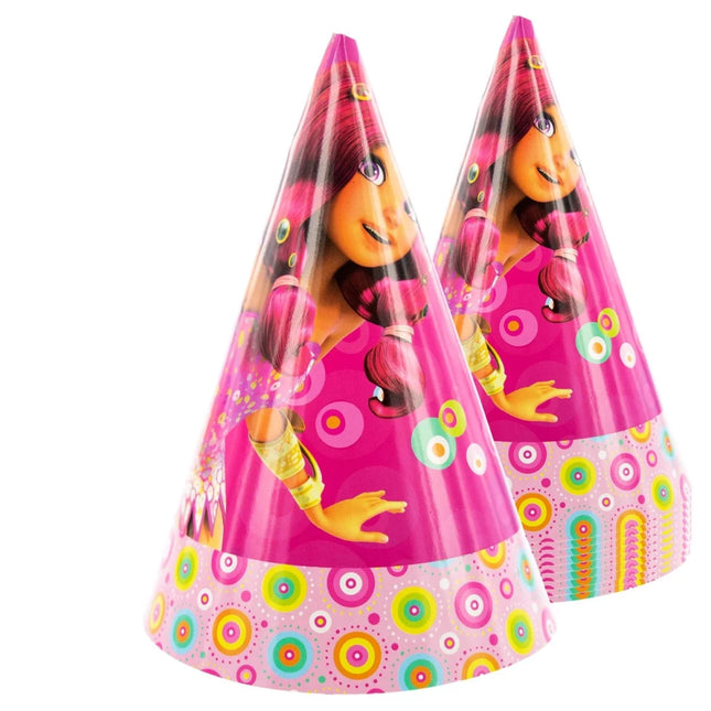 Mia And Me Feesthoedjes Roze 10st van VDV Benefit koop je bij Partywinkel