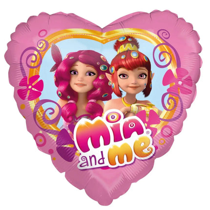 Mia And Me Helium Ballon Hart Leeg 45cm van VDV Benefit koop je bij Partywinkel