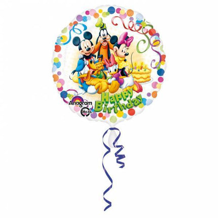 Mickey Mouse Helium Ballon Birthday Deluxe 43cm leeg van Anagram koop je bij Partywinkel