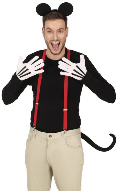 Mickey Mouse Verkleedset Heren 4 delig van Fiestas Guirca koop je bij Partywinkel