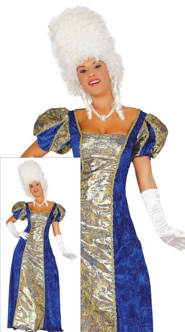 Middeleeuwen Jurk Blauw Dames Middeleeuwen van Fiestas Guirca koop je bij Partywinkel