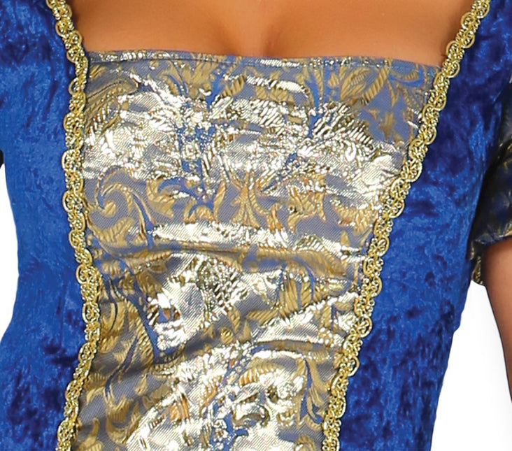 Middeleeuwen Jurk Blauw Dames Middeleeuwen van Fiestas Guirca koop je bij Partywinkel