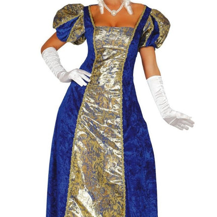 Middeleeuwen Jurk Blauw Dames Middeleeuwen van Fiestas Guirca koop je bij Partywinkel