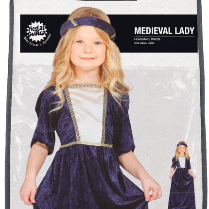 Middeleeuws Kostuum Meisje van Fiestas Guirca koop je bij Partywinkel