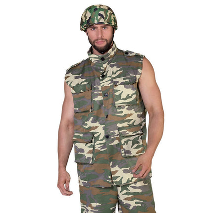 Militairen Helm Verstelbaar van Boland koop je bij Partywinkel