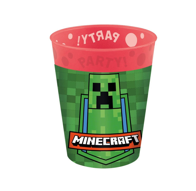 Minecraft Bekers 250ml 4st van Procos koop je bij Partywinkel