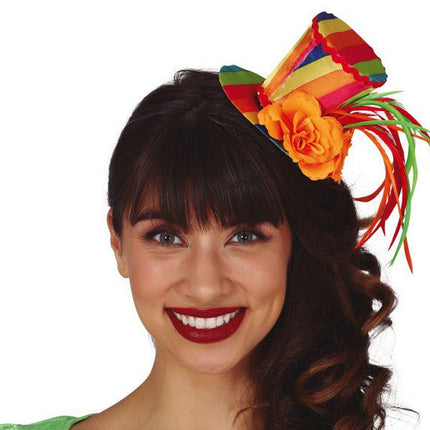 Minihoed Gekleurd van Fiestas Guirca koop je bij Partywinkel