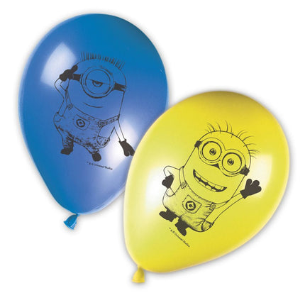 Minions Ballonnen 28cm 8st van Procos koop je bij Partywinkel