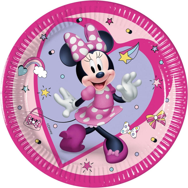 Minnie Junior Borden 20cm 8st van Procos koop je bij Partywinkel