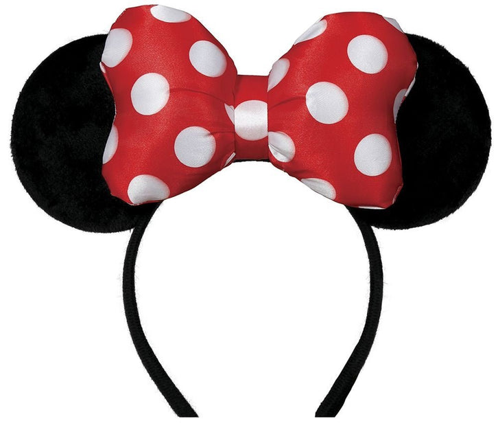 Minnie Mouse Haarband Wit Rood van Fiestas Guirca koop je bij Partywinkel