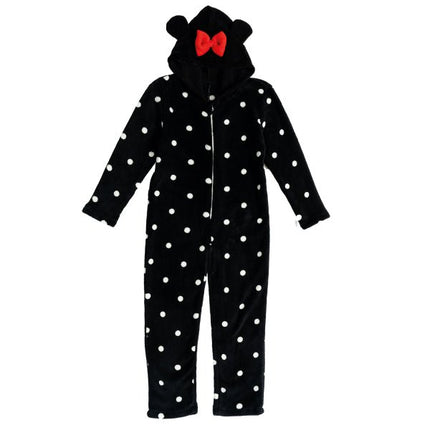 Minnie Mouse Onesie Zwart Rood Meisje van Riethmueller koop je bij Partywinkel