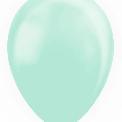 Mintgroene Ballonnen Pastel Macaron 30cm 100st van WeFiesta koop je bij Partywinkel
