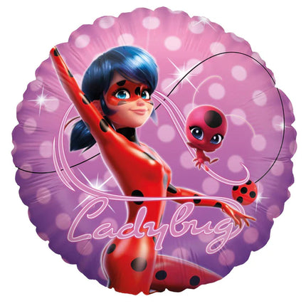 Miraculous Heliumballong Ladybug, tom, 45 cm