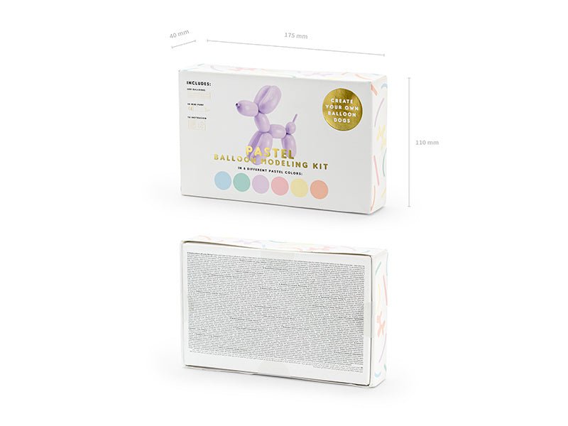Modeleer Ballonnen Pastel 30st van Partydeco koop je bij Partywinkel