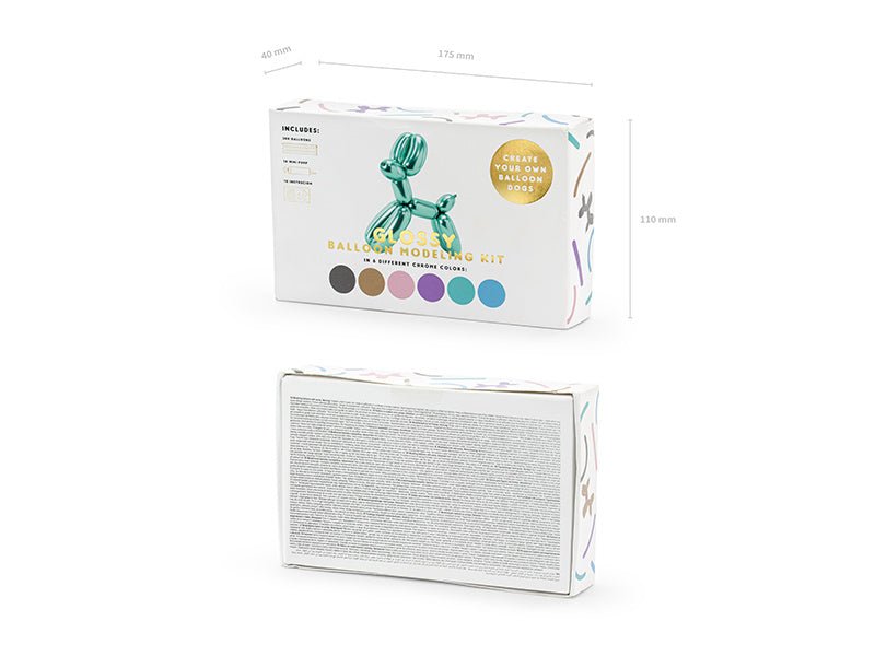 Modeleer Ballonnnen Glansend 30st van Partydeco koop je bij Partywinkel