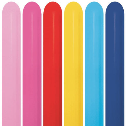 Modelleerballonnen Fashion Mix 7,6cm 152cm 50st van Sempertex koop je bij Partywinkel