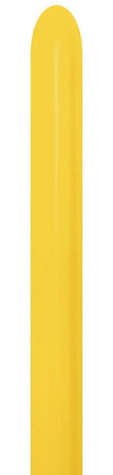 Modelleerballonnen Nozzle Up Yellow 5cm 152cm 50st van Sempertex koop je bij Partywinkel