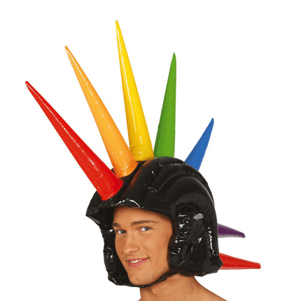 Mohawk Gekleurd Opblaasbaar van Fiestas Guirca koop je bij Partywinkel