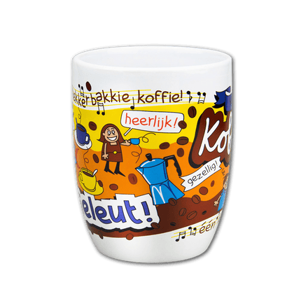 Mok Koffieleut 12cm van Paper Dreams koop je bij Partywinkel