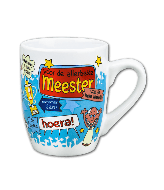 Mok Meester 12cm van Paper Dreams koop je bij Partywinkel