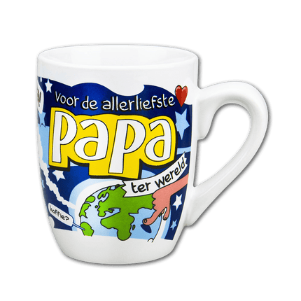 Mok Papa 12cm van Paper Dreams koop je bij Partywinkel