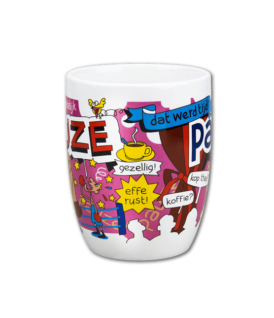 Mok Pauze 12cm van Paper Dreams koop je bij Partywinkel