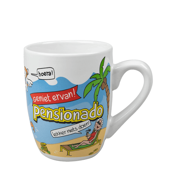 Mok Pensionado van Paper Dreams koop je bij Partywinkel