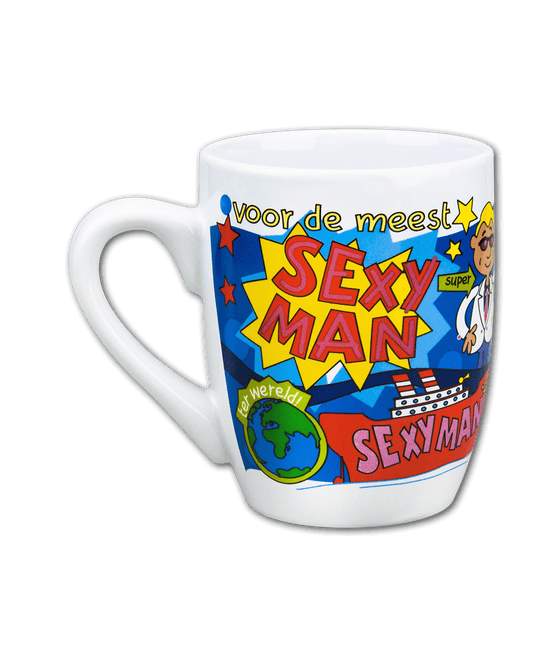 Mok Sexy Man 12cm van Paper Dreams koop je bij Partywinkel