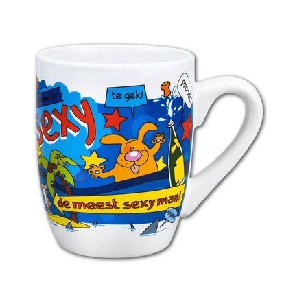 Mok Sexy Man 12cm van Paper Dreams koop je bij Partywinkel