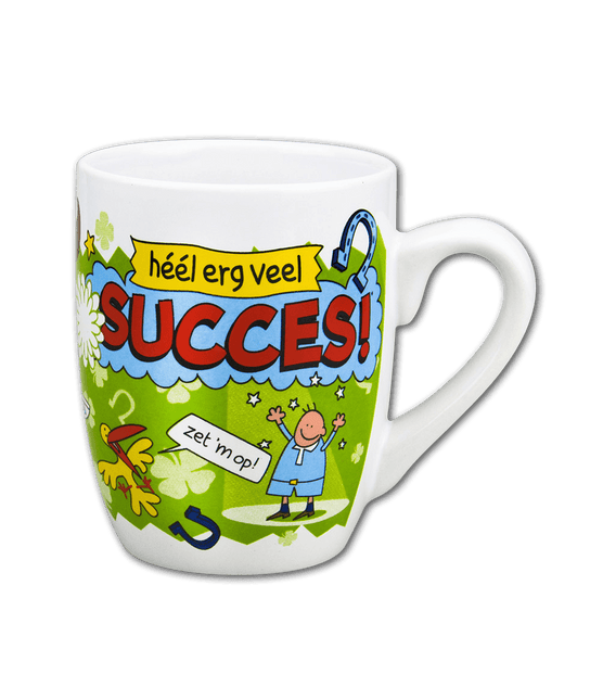 Mok Succes 12cm van Paper Dreams koop je bij Partywinkel