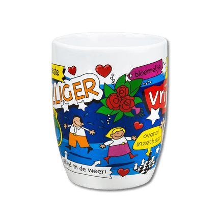 Mok Vrijwilliger 12cm van Paper Dreams koop je bij Partywinkel