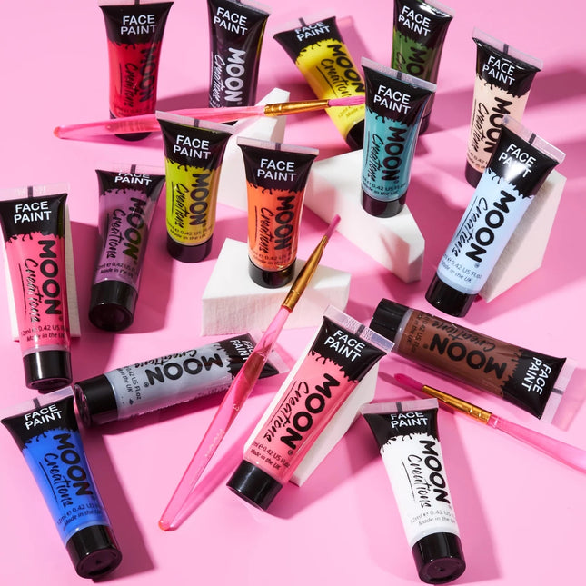 Moon Creations Face Paint White 12ml van Moon Creations koop je bij Partywinkel