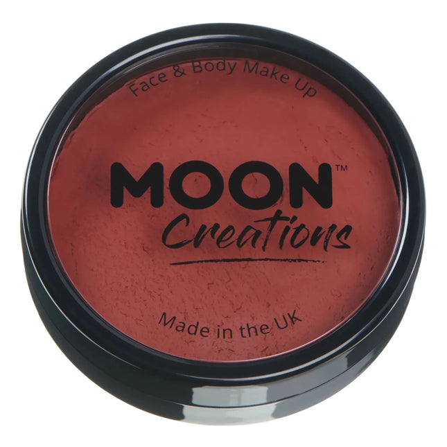 Moon Creations Pro Face Paint Cake Pots Dark Red 36g van Moon Creations koop je bij Partywinkel
