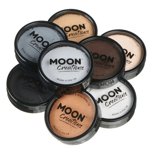 Moon Creations Pro Face Paint Cake Pots Mustard 36g van Moon Creations koop je bij Partywinkel